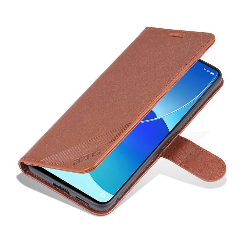 Etui Folio do Oppo Reno 6 5G Azns Sztuczna Skóra