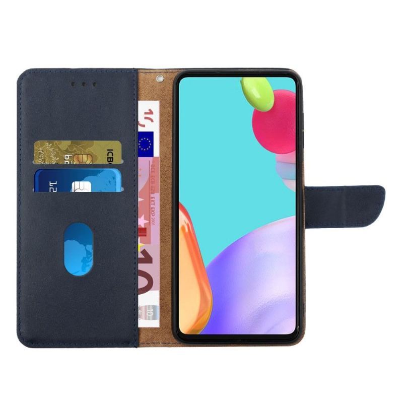 Etui Folio do Oppo Reno 6 5G Gładka Skóra Dotykowa