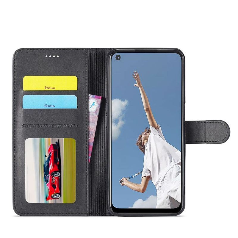 Etui Folio do Oppo Reno 6 5G Skórzany Efekt Lc.imeeke