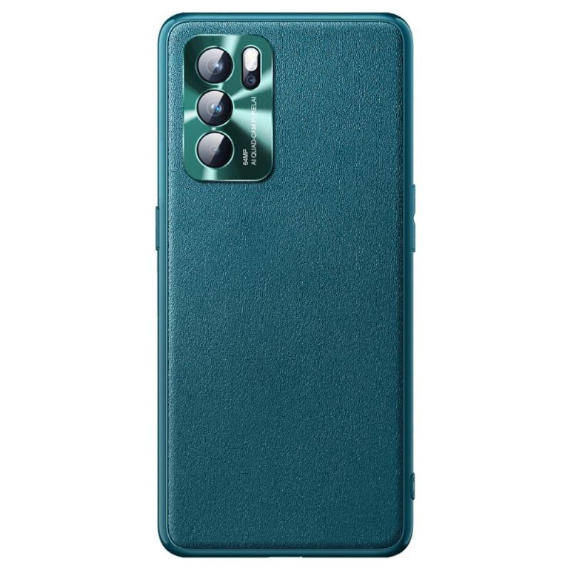 Futerały do Oppo Reno 6 5G Kolorowy Styl Skórzany Efekt