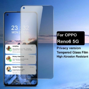 Oppo Reno 6 Screen Protector 5G Szkło Hartowane I Filtr Prywatyzujący