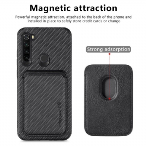 Etui do Xiaomi Redmi Note 8T Etui Ochronne Magnetyczny Uchwyt Na Karty