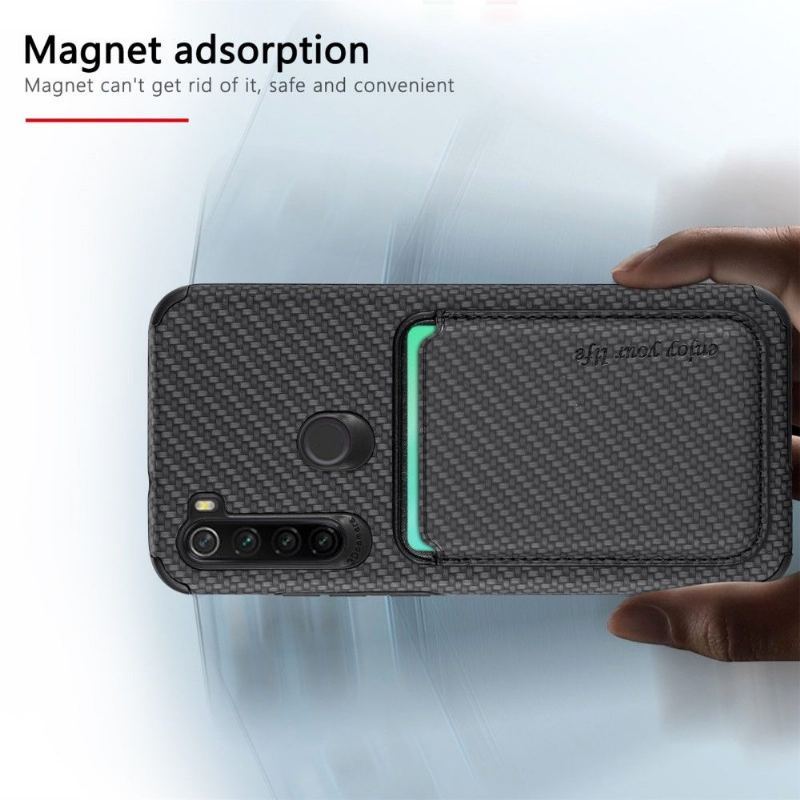 Etui do Xiaomi Redmi Note 8T Etui Ochronne Magnetyczny Uchwyt Na Karty