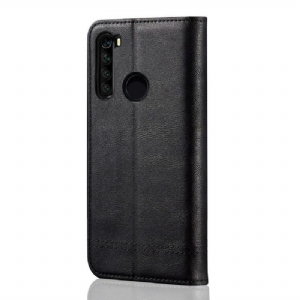 Skórzany Futerał do Xiaomi Redmi Note 8T Niebiańskie Etui Na Karty Ze Sztucznej Skóry