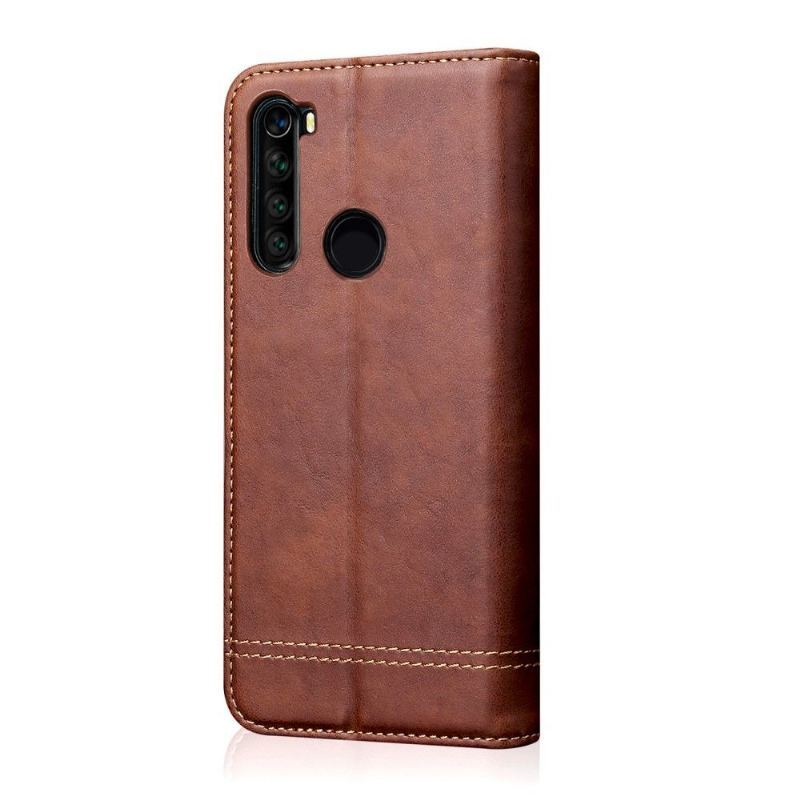 Skórzany Futerał do Xiaomi Redmi Note 8T Niebiańskie Etui Na Karty Ze Sztucznej Skóry