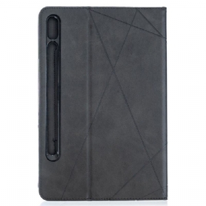 Etui Folio do Samsung Galaxy Tab S7 Classic Skórzane Etui Na Karty W Stylu Célinia