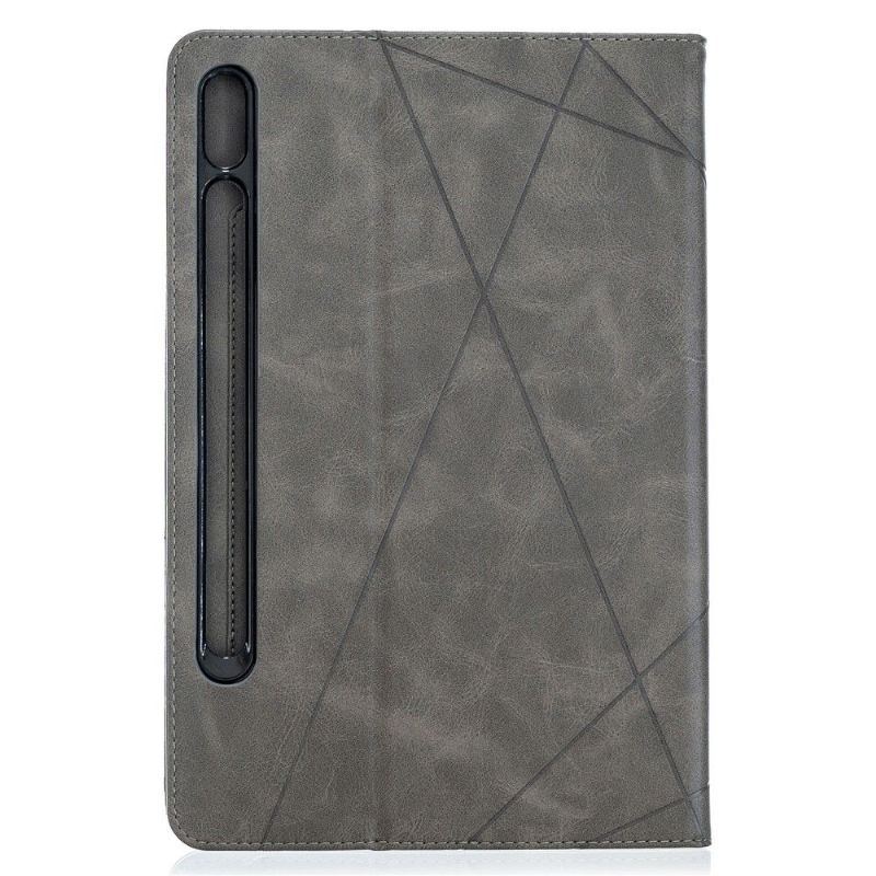 Etui Folio do Samsung Galaxy Tab S7 Classic Skórzane Etui Na Karty W Stylu Célinia