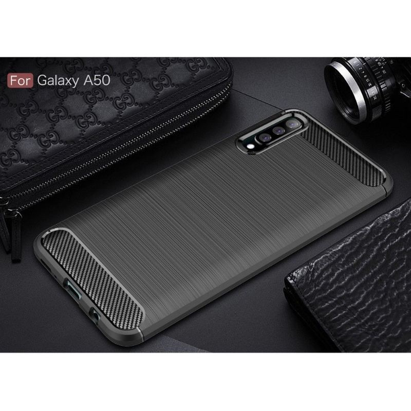 Etui do Samsung Galaxy A50 Carbon Brushed Gel