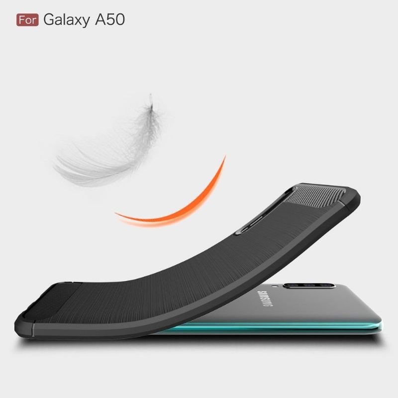 Etui do Samsung Galaxy A50 Carbon Brushed Gel