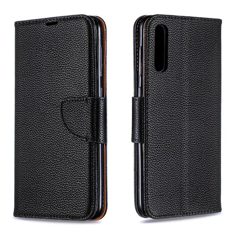 Etui do Samsung Galaxy A50 Classic Etui Folio Z Paskiem Ze Skóry Ziarnistej