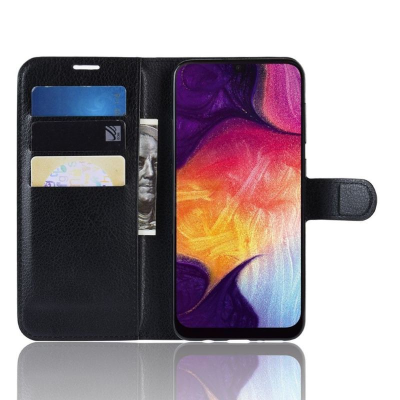 Etui do Samsung Galaxy A50 Skórzane Etui Na Karty W Stylu