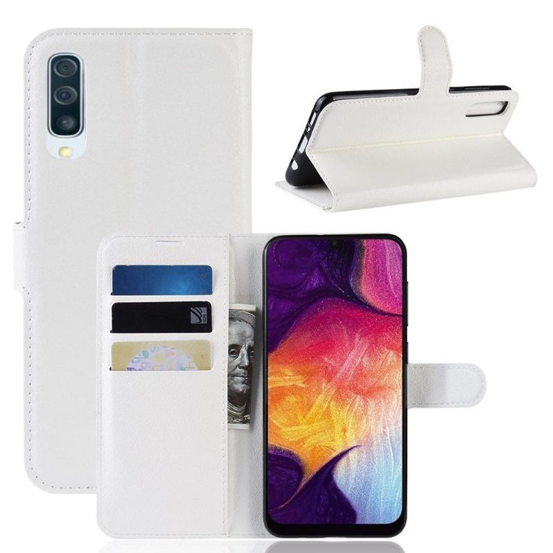 Etui do Samsung Galaxy A50 Skórzane Etui Na Karty W Stylu