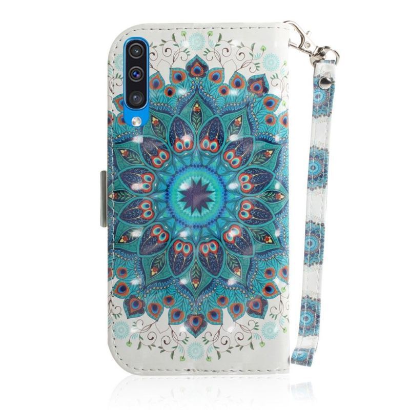 Etui do Samsung Galaxy A50 z Łańcuch Kolorowa Mandala