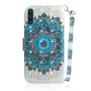 Etui do Samsung Galaxy A50 z Łańcuch Kolorowa Mandala