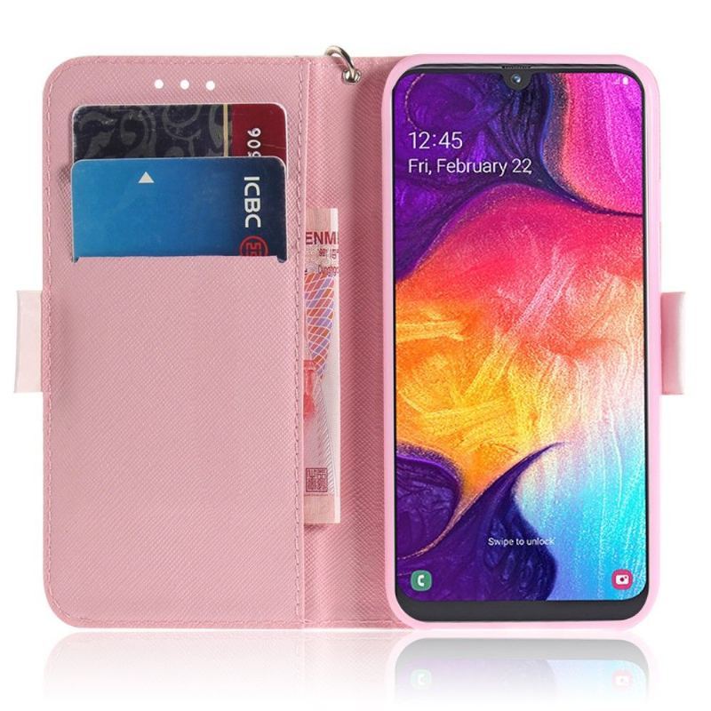 Etui do Samsung Galaxy A50 z Łańcuch Słodka Panda