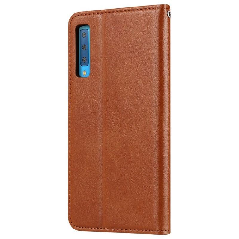 Etui Folio do Samsung Galaxy A50 Classic Skórzany Pokrowiec Na Karty