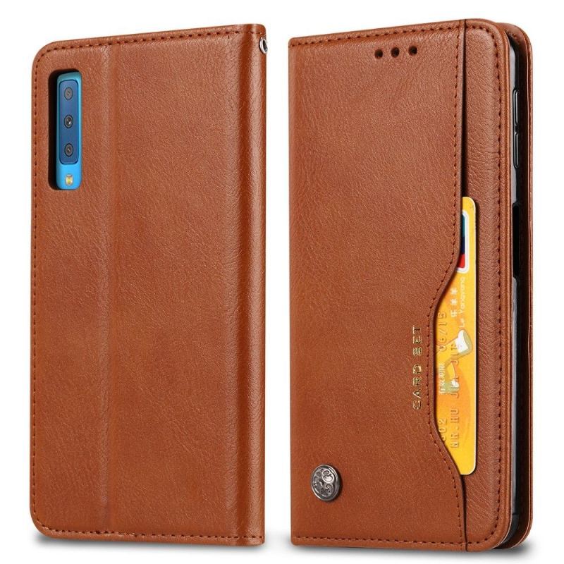 Etui Folio do Samsung Galaxy A50 Classic Skórzany Pokrowiec Na Karty