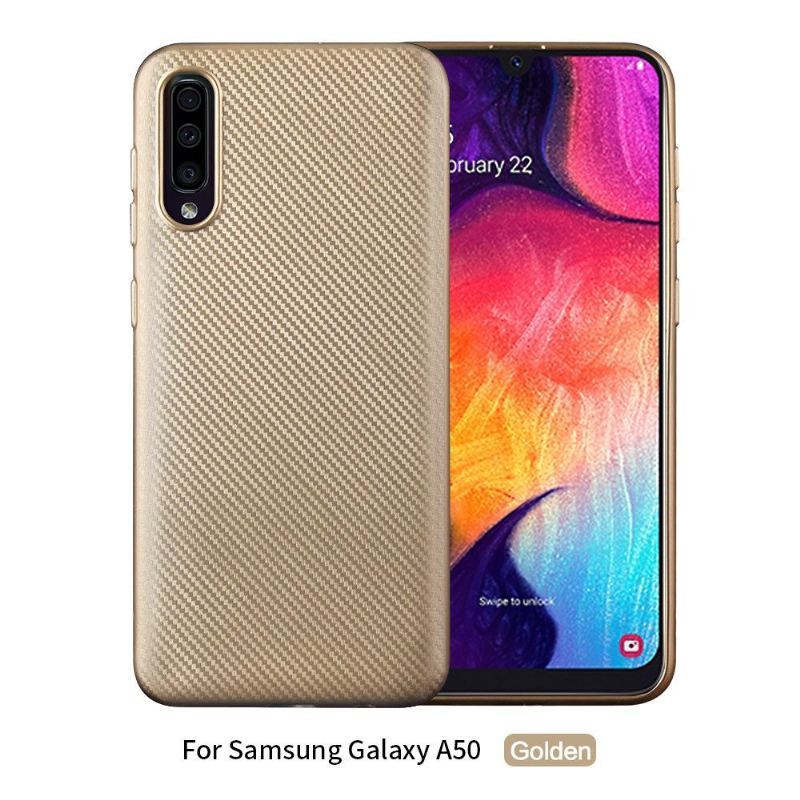 Futerały do Samsung Galaxy A50 Powłoka Z Włókna Węglowego