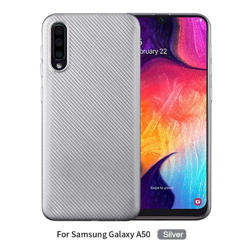 Futerały do Samsung Galaxy A50 Powłoka Z Włókna Węglowego