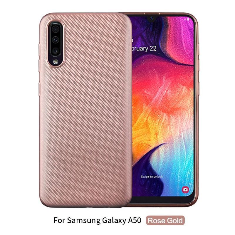 Futerały do Samsung Galaxy A50 Powłoka Z Włókna Węglowego