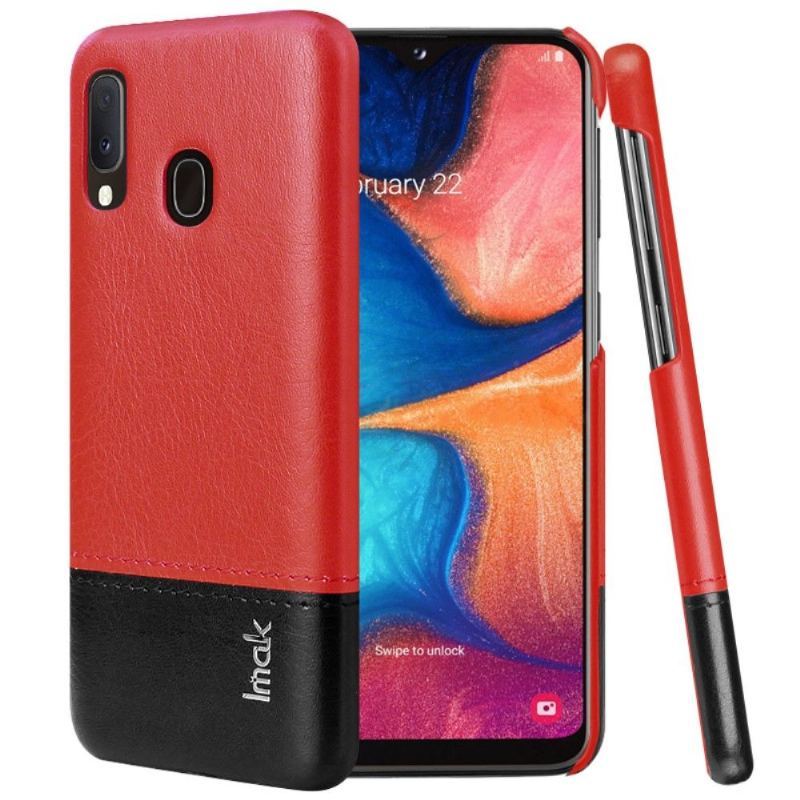 Etui do Samsung Galaxy A20e Anti-fall Imak Bicolor Sztuczna Skóra