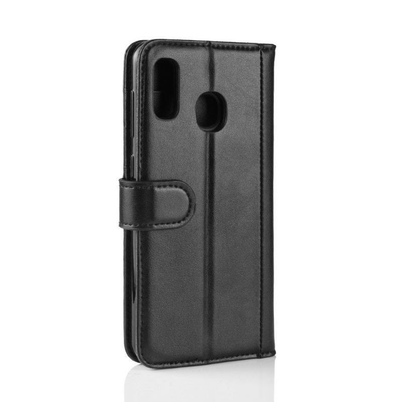 Etui do Samsung Galaxy A20e Portfel Premium Skórzany Portfel - Czarny