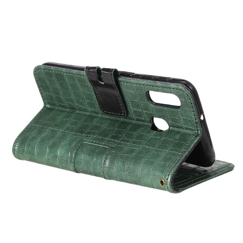 Etui Folio do Samsung Galaxy A20e Croc Effect Skórzany Styl