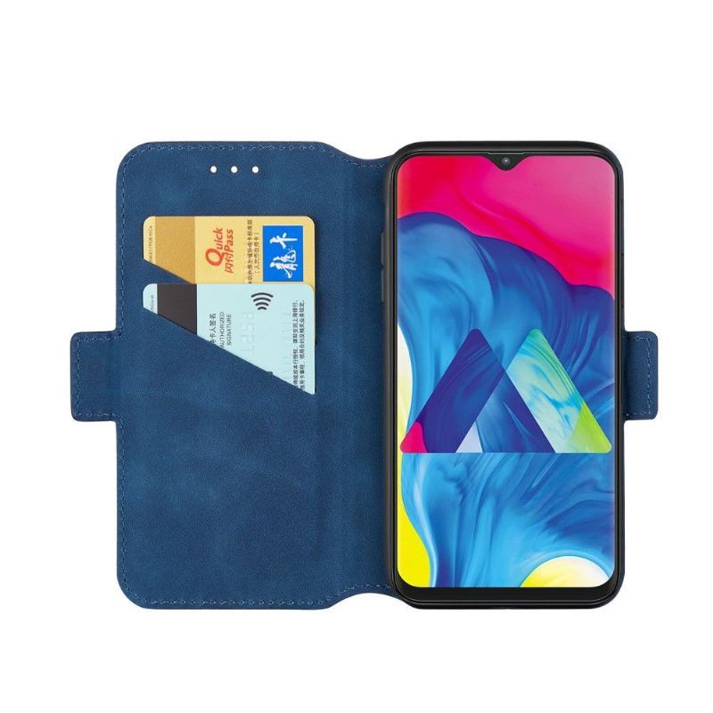 Etui Folio do Samsung Galaxy A20e Obrzeża Retro Skórzany Efekt