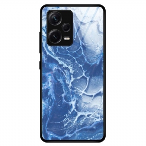 Etui do Xiaomi Redmi Note 12 Pro Plus Szkło Hartowane W Kolorach Marmuru