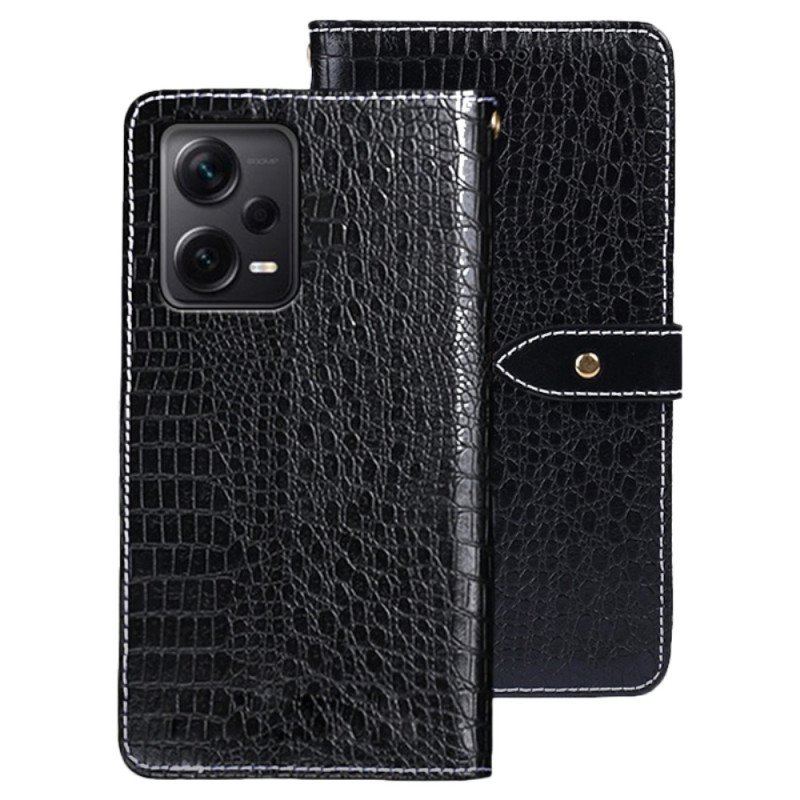 Etui Folio do Xiaomi Redmi Note 12 Pro Plus Krokodyl Idewei