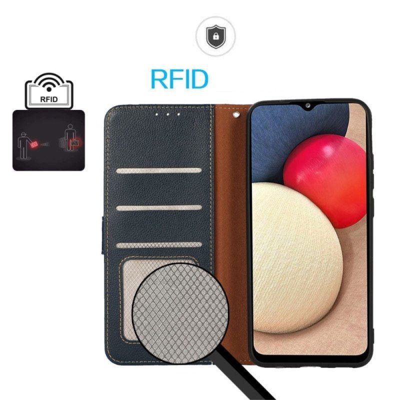 Etui Folio do Xiaomi Redmi Note 12 Pro Plus Rfid Khazneh W Stylu Liczi