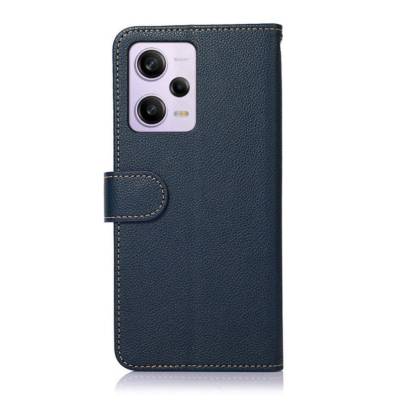 Etui Folio do Xiaomi Redmi Note 12 Pro Plus Rfid Khazneh W Stylu Liczi