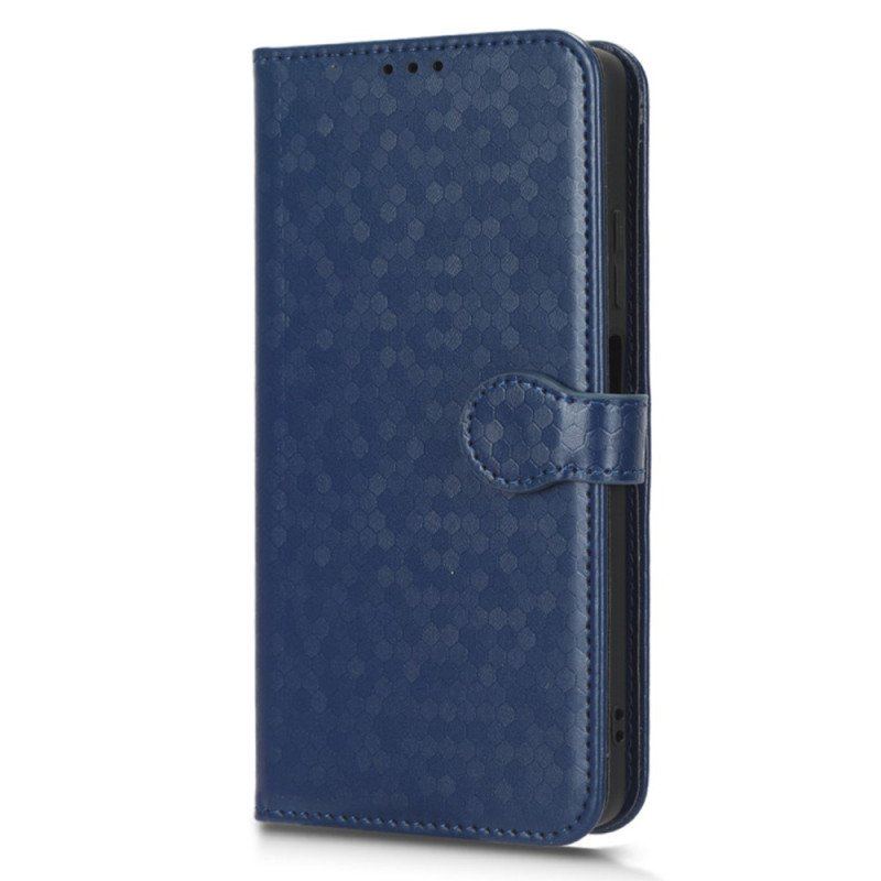 Etui Folio do Xiaomi Redmi Note 12 Pro Plus z Łańcuch Wzór 3d Na Ramiączkach