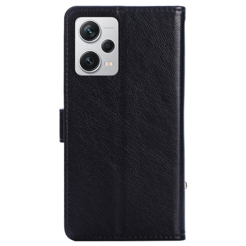 Etui Folio do Xiaomi Redmi Note 12 Pro Plus Zapinana Na Zamek Portmonetka