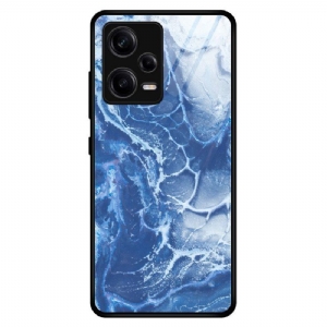 Etui do Poco X5 Pro 5G Szkło Hartowane W Kolorach Marmuru