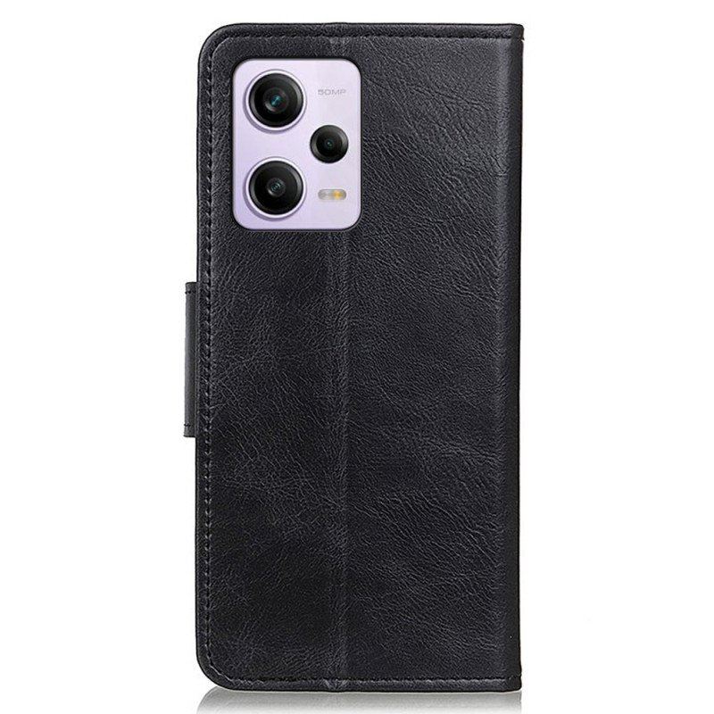 Etui Folio do Poco X5 Pro 5G Stylowe Skórzane Zapięcie Dwustronne