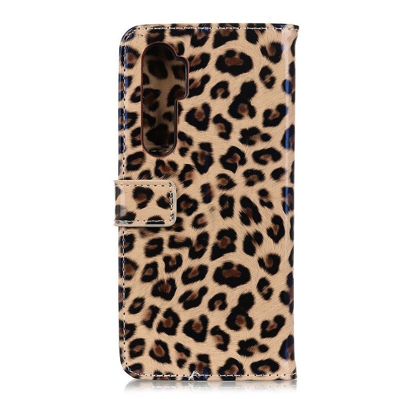 Etui Folio do Xiaomi Mi Note 10 Lite Obrzeża Leopard