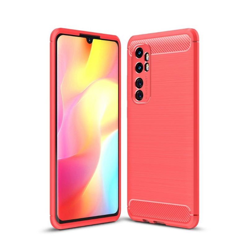 Futerały do Xiaomi Mi Note 10 Lite Obrzeża Szczotkowany Efekt