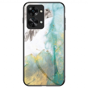 Etui do OnePlus Nord 2T 5G Marmurowe Szkło Hartowane