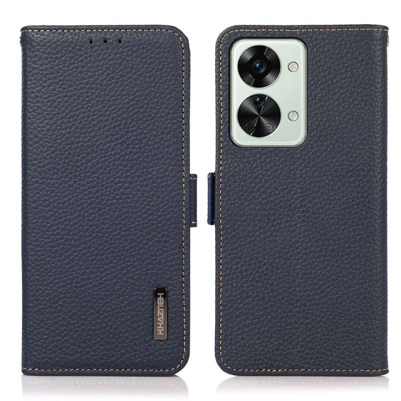 Etui Folio do OnePlus Nord 2T 5G Khazneh Grained Leather First