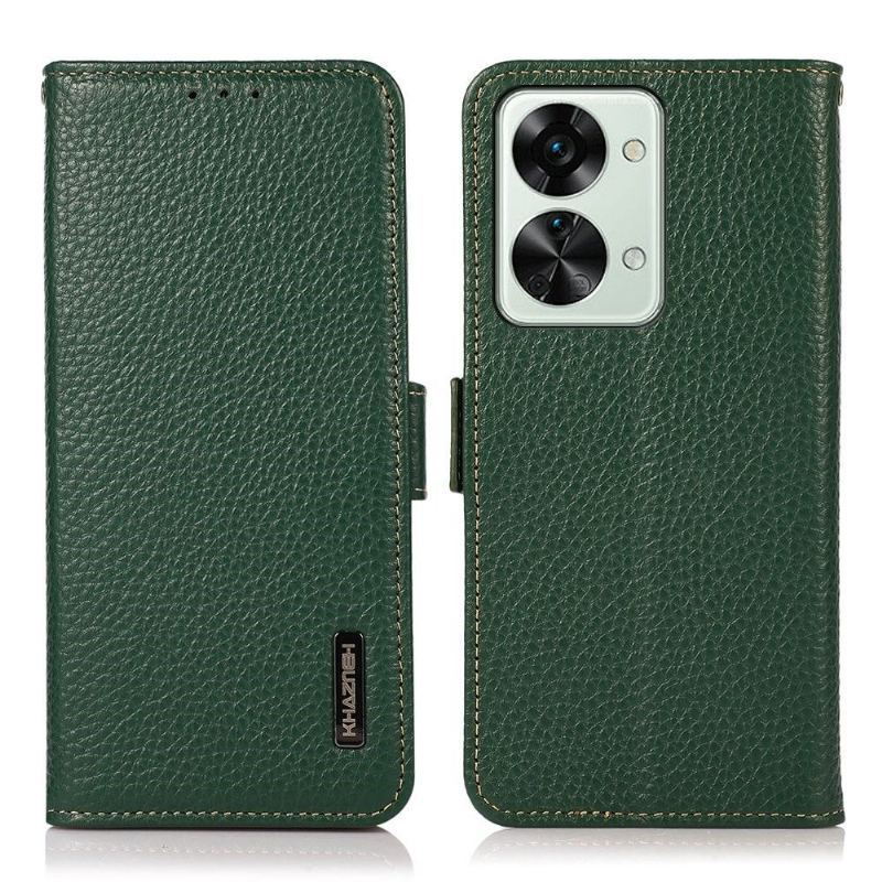 Etui Folio do OnePlus Nord 2T 5G Khazneh Grained Leather First