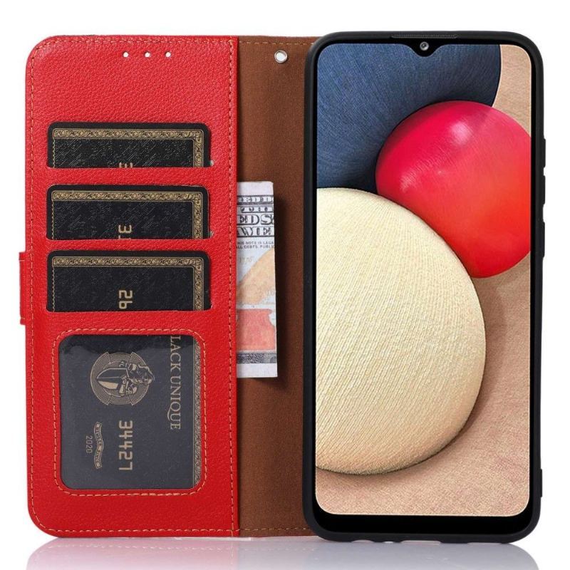 Etui Folio do OnePlus Nord 2T 5G Khazneh Odsłonięte Szwy