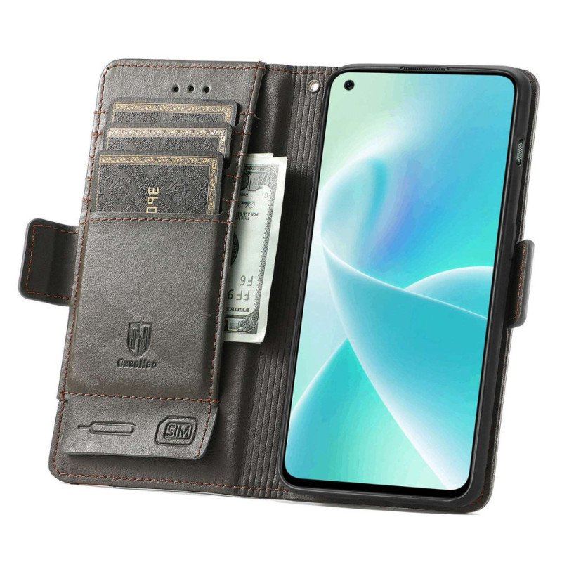 Etui Folio do OnePlus Nord 2T 5G Posiadacz Karty Rfid