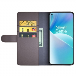 Etui Folio do OnePlus Nord 2T 5G Premium Skóra