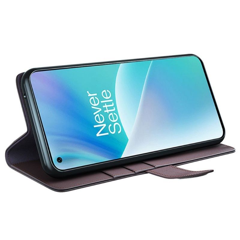 Etui Folio do OnePlus Nord 2T 5G Premium Skóra