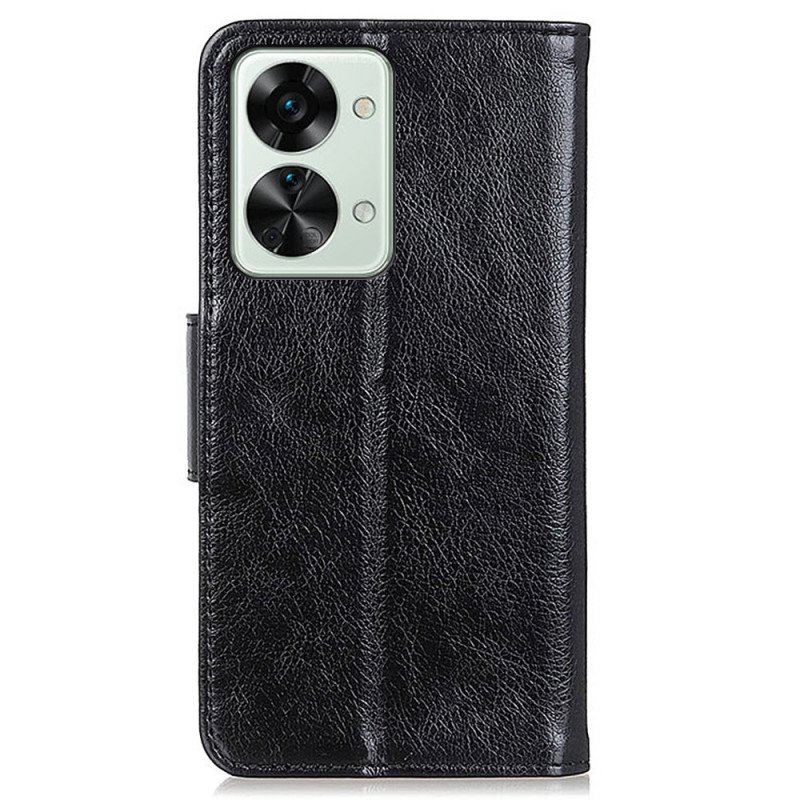 Etui Folio do OnePlus Nord 2T 5G Skóra Napa