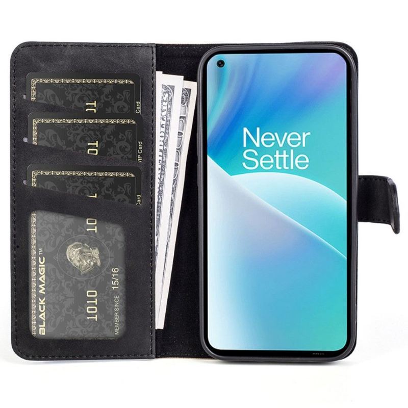 Etui Folio do OnePlus Nord 2T 5G Skórzany Futerał Bicolor Folio Stojak