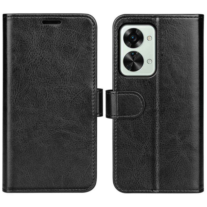 Etui Folio do OnePlus Nord 2T 5G Skórzany Styl Vintage