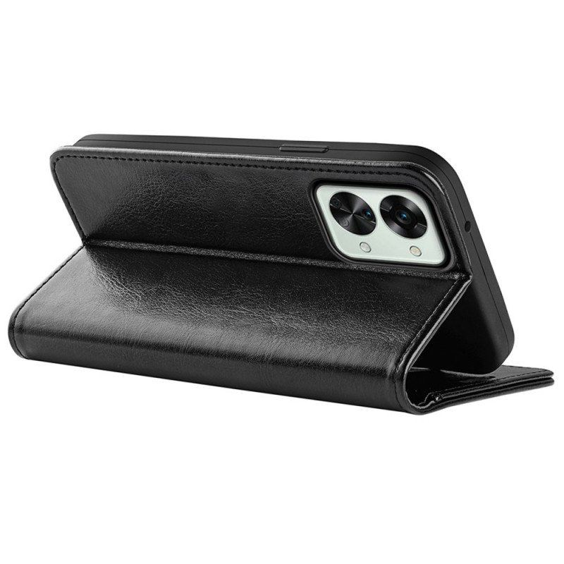 Etui Folio do OnePlus Nord 2T 5G Skórzany Styl Vintage