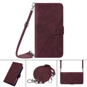 Etui Folio do OnePlus Nord 2T 5G Trójkąty Barkowe